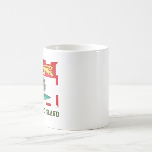 Prince Edward Island Flag Kaffeetasse (Mittel)