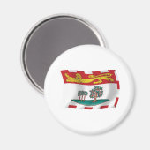 Prince Edward Island Flag Magnet (Vorderseite/Rückseite)
