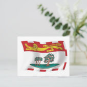Prince Edward Island Flag Postcard Postkarte (Stehend Vorderseite)