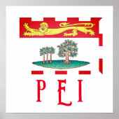 Prince Edward Island Flag Poster (Vorne)