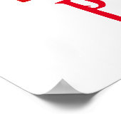 Prince Edward Island Flag Poster (Ecke)