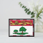 Prince Edward Island Flag Postkarte (Stehend Vorderseite)