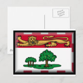 Prince Edward Island Flag Postkarte (Vorne/Hinten)