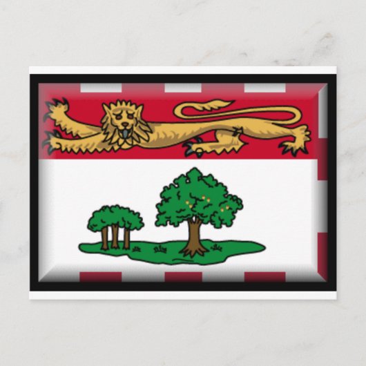 Prince Edward Island Flag Postkarte (Vorderseite)