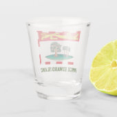 Prince Edward Island Flag Schnapsglas (Rückseite)