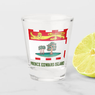 Prince Edward Island Flag Schnapsglas