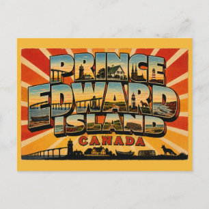 Prince Edward Island Kanada Vintage Postkarte