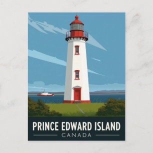 Prince Edward Island Leuchtturm Reise Postkarte