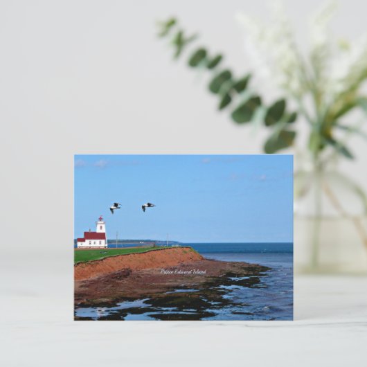 Prince Edward Island Lighthouse Postkarte (Stehend Vorderseite)