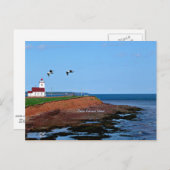 Prince Edward Island Lighthouse Postkarte (Vorne/Hinten)