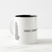 Prince Edward Island Lighthouse Zweifarbige Tasse (Vorderseite Links)