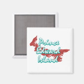 Prince Edward Island Magnet (Vorderseite/Rückseite)