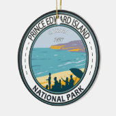 Prince Edward Island National Park Beach Abzeichen Keramik Ornament (Links)