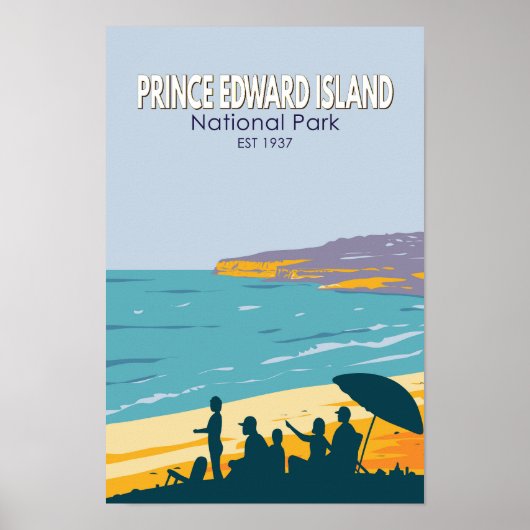 Prince Edward Island National Park Beach Vintag Poster (Vorne)