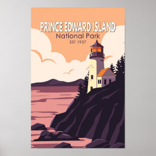 Prince Edward Island Nationalpark Kanada Vintag Poster