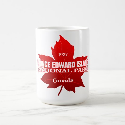 Prince Edward Island NP (Ahornblatt) Kaffeetasse (Mittel)