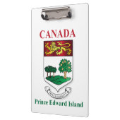 Prince Edward Island Wappen Klemmbrett (Links)