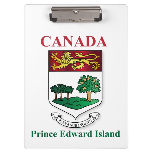 Prince Edward Island Wappen Klemmbrett (Vorderseite)