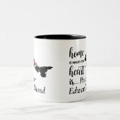 Prince Edward Island Zuhause ist das Herz Zweifarbige Tasse (Mittel)