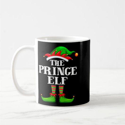 Prince Elf Matching Family Group Christmas Party P Kaffeetasse (Links)