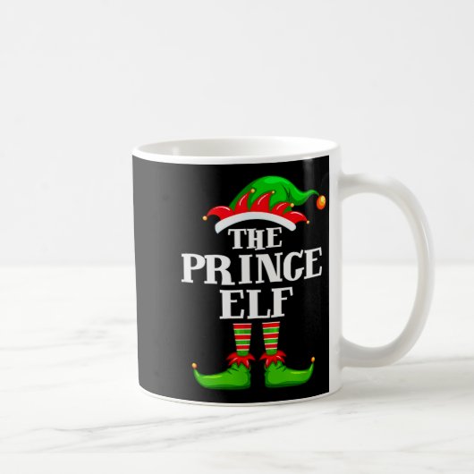Prince Elf Matching Family Group Christmas Party P Kaffeetasse (Rechts)