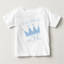 Prince First Birthday Baby T-shirt