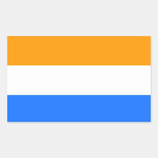 Prince Flag Niederländisch Symbol Holland Rechteckiger Aufkleber (Vorderseite)