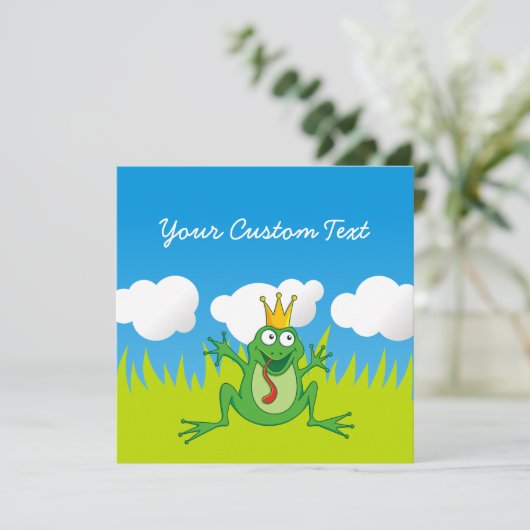 Prince Frog 5,25" x 5,25" (Stehend Vorderseite)