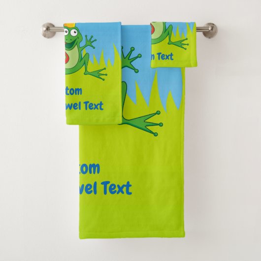 Prince Frog Badhandtuch Set (Insitu)