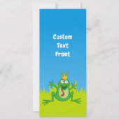 Prince Frog Einladung (Vorderseite)