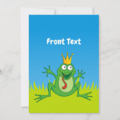 Prince Frog Einladung (Vorderseite)