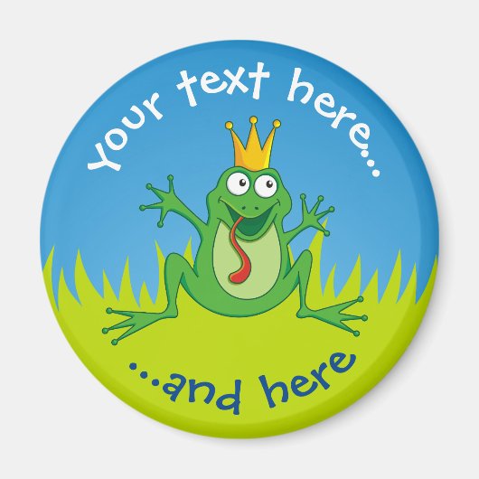 Prince Frog Magnet (Vorne)