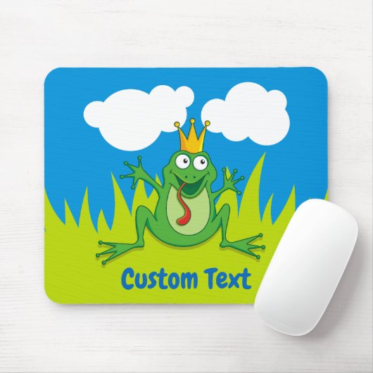 Prince Frog Mouse Pad Mousepad (Mit Mouse)
