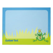 Prince Frog Notepad Notizblock (Vorderseite)