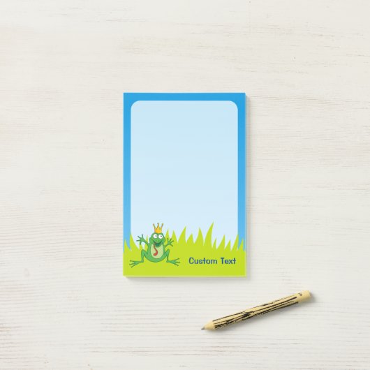 Prince Frog Post-it Klebezettel (Auf Schreibtisch)
