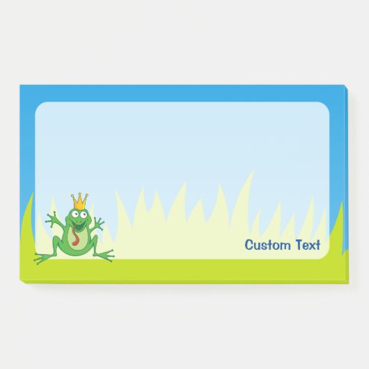 Prince Frog Post-it Klebezettel (Vorderseite)