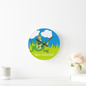 Prince Frog Runde Wanduhr (Zuhause)