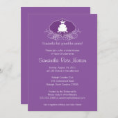 Prince Frog Themed Brautparty Einladung (Vorne/Hinten)