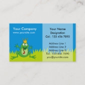 Prince Frog Visitenkarte (Vorderseite)