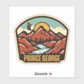 Prince George, British Columbia Aufkleber (Blatt)