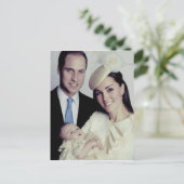 Prince George Christening Closeup Oct 2013 Postkarte (Stehend Vorderseite)