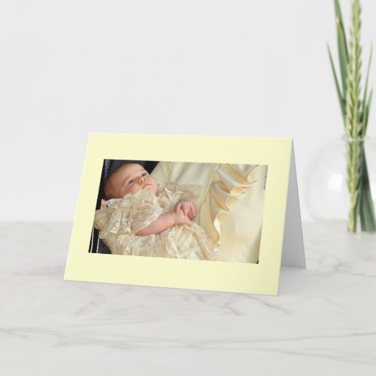 Prince George Christening Karte (Vorderseite)