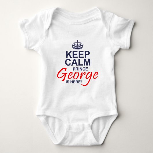 Prince George ist hier Baby Strampler (Vorderseite)