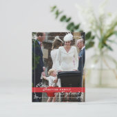 Prince George - Kate Middleton Royal Family Postkarte (Stehend Vorderseite)