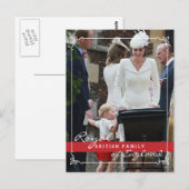 Prince George - Kate Middleton Royal Family Postkarte (Vorne/Hinten)