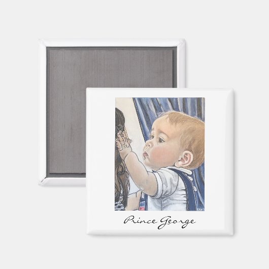 Prince George  Magnet (Vorderseite/Rückseite)