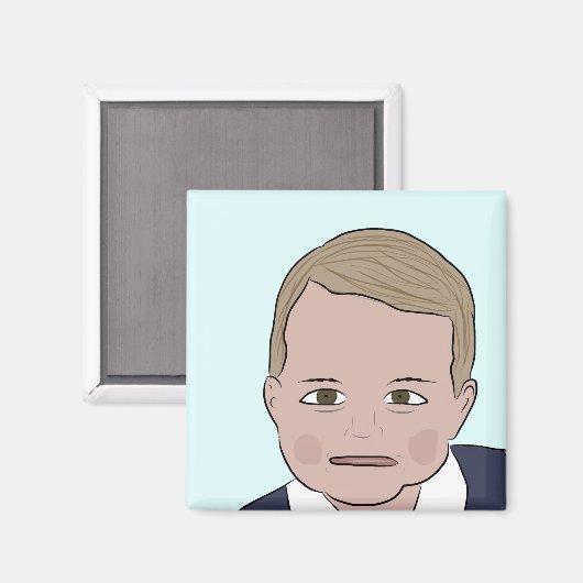 Prince George Magnet (Vorderseite/Rückseite)