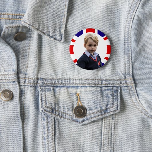 Prince George Royal Baby Button (Beispiel)