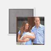 Prince George Royal Baby Magnet (Vorderseite/Rückseite)