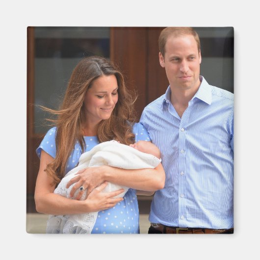 Prince George Royal Baby Magnet (Vorne)